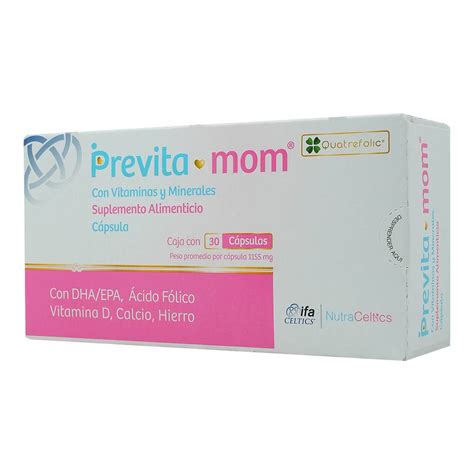 previta mom similares|Previta Mom 30 cápsulas